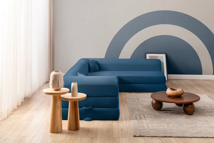 Atelier Del Sofa Legom Eco Corner - Azul Atelier Del Sofa Legom Eco Corner - Azul